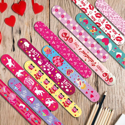 48 pcs 4th of July Slap Bracelets Toys, 4th of July Party Favors Supplies Patriotic Accessories Decorations