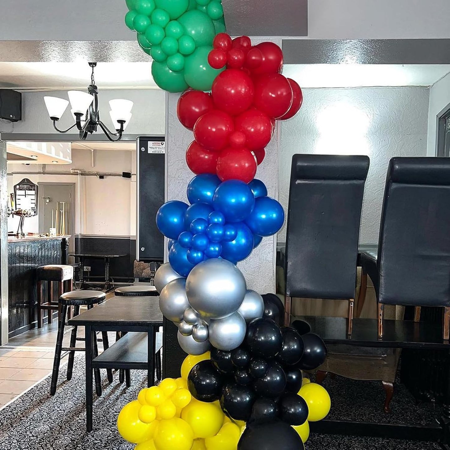 60 Pcs Blue and Silver Balloons, Navy Royal Blue Silver Party Balloons with Metallic Confetti Helium Latex Balloons for Birthday Baby Showers Fathers Day 2025 Graduation Decoration
