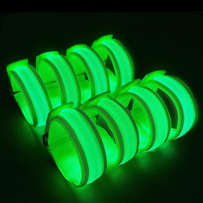 KIRALUMI 8 PCS LED Glow Bracelets, Light Up Bracelets for Kids Adults - Christmas Glow in The Dark Party Bracelets Favors Supplies for Concerts, Festivals, Game Prizes, Sports, Rave Accessories.