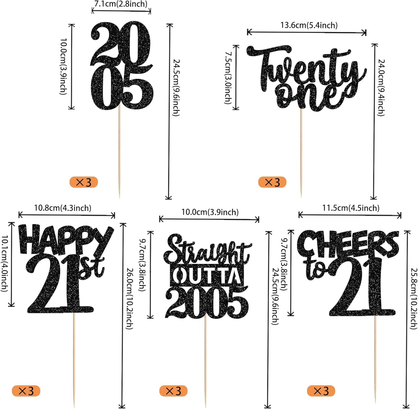 15 PCS 50th Birthday Centerpiece Sticks Fifty Happy 50th Straight Outta 1976 Table Flower Centerpieces Sticks Cheers to 50 Floral Decorations for 50th Birthday Party Centerpieces Supplies Black