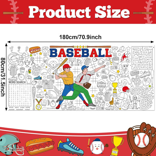 Naozinebi Hippies Giant Coloring Poster Large Groovy Retro Drawing Paper Coloring Tablecloth DIY Retro Groovy Theme Game Poster Table Cover Art Craft Colorings Mat for Kids Home Party Supplies