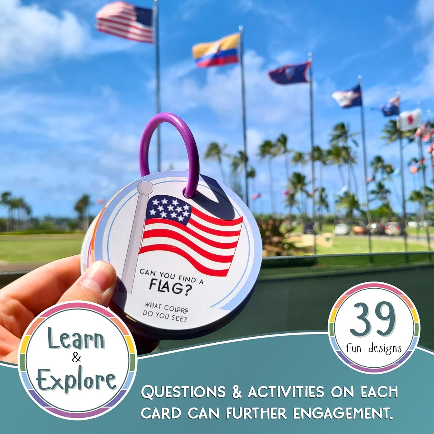 Children's Scavenger Hunt | Toddler Activities | Games for 2, 3 Year Old's & Up | Kids Educational Scavenger Hunt Cards (Travel Edition)