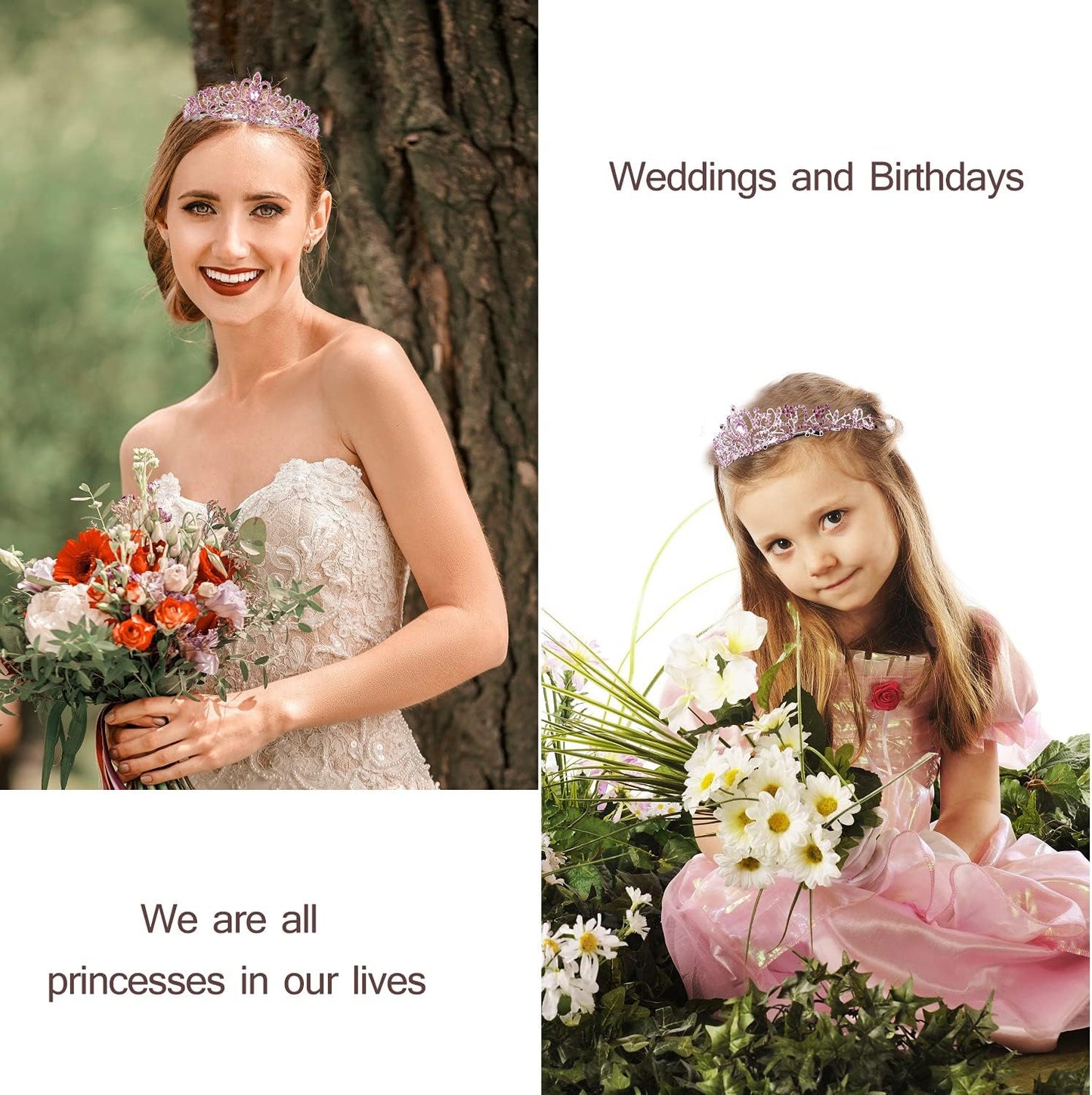 Happy Birthday Queen Tiara Crowns for Women, Red Sash, Party Favors Supplies Gift, 30th Decorations, Stuff Accessories