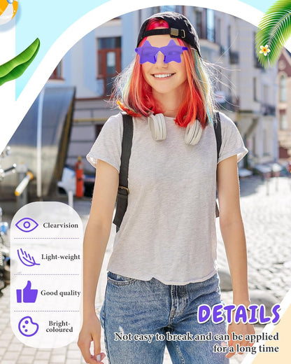 Kanayu 12 Pcs Mixed Style Rimless Sunglasses Retro Party Favors Eyewear for Bachelor Party Photoshoot Costume Accessories