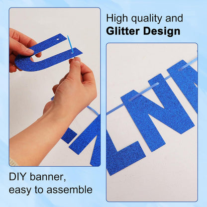 BEISHIDA 116 PCS A-Z DIY Letter Banner Kit Make Your Own Banner Including 111 Letters and Numbers 3 Rope and 2 Threading Device,Customized for Birthday Graduation Wedding Decor Black