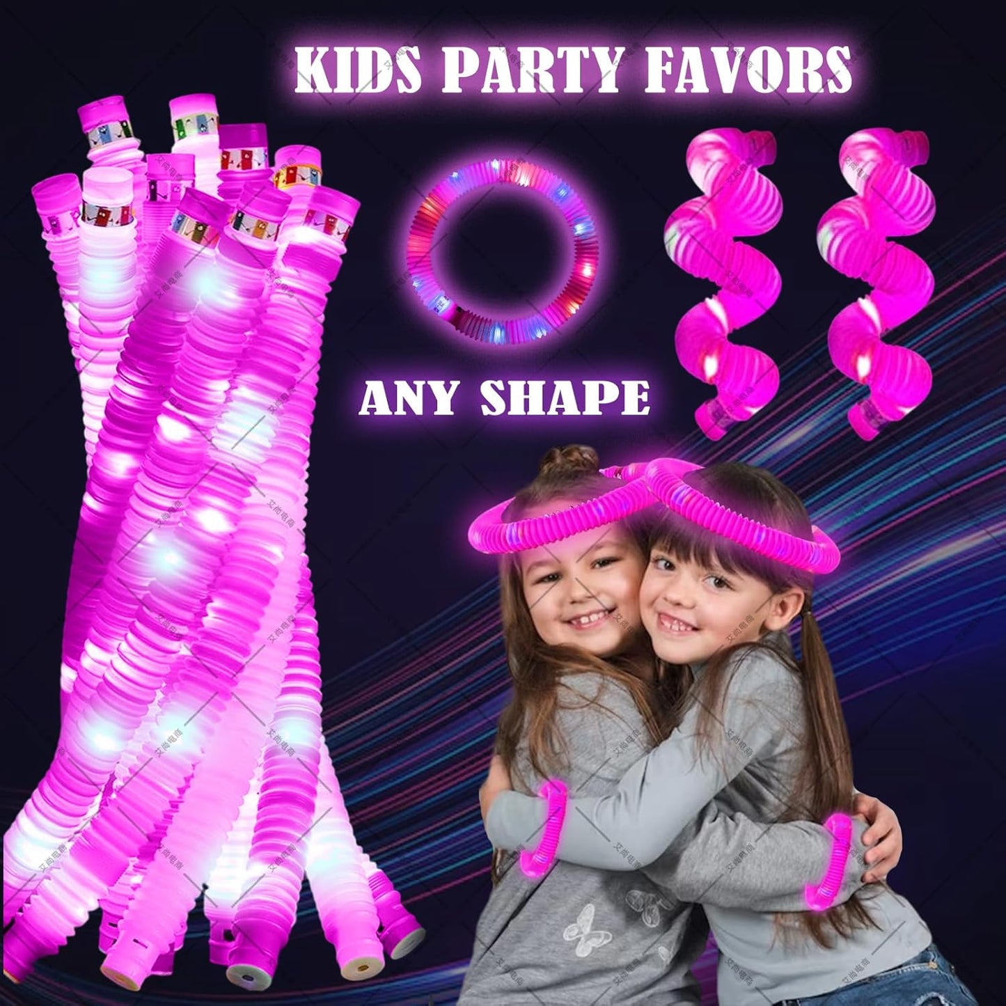 Yellow 12PCS Glow Sticks Stocking Stuffers Party Favors-Glow in The Dark Party Supplies for Kids and Adults, Perfect for Festivals, Birthday Parties, Raves, Concerts, and Camping Decorations