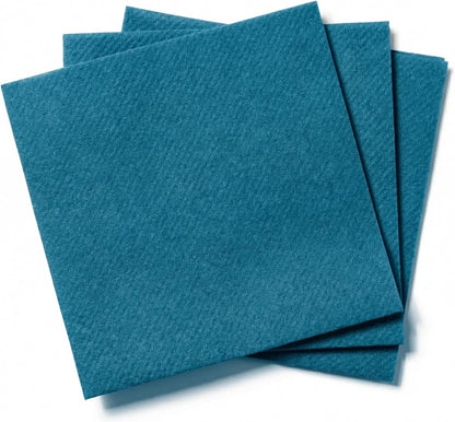 AH AMERICAN HOMESTEAD Cocktail Napkins-Disposable Beverage/Bar Napkins-White Linen-Like Square Napkins-Eco-Friendly & Compostable-Everyday Use, Party or Wedding 4.75inch x 4.75inch (100 Count, White)