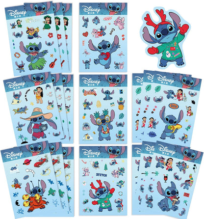 24 Sheets Cool Monster Sticker Cute Cartoon Charaters Make Your Own Sticker, Make a Face Stickers Party Favors Activities Gifts (c)