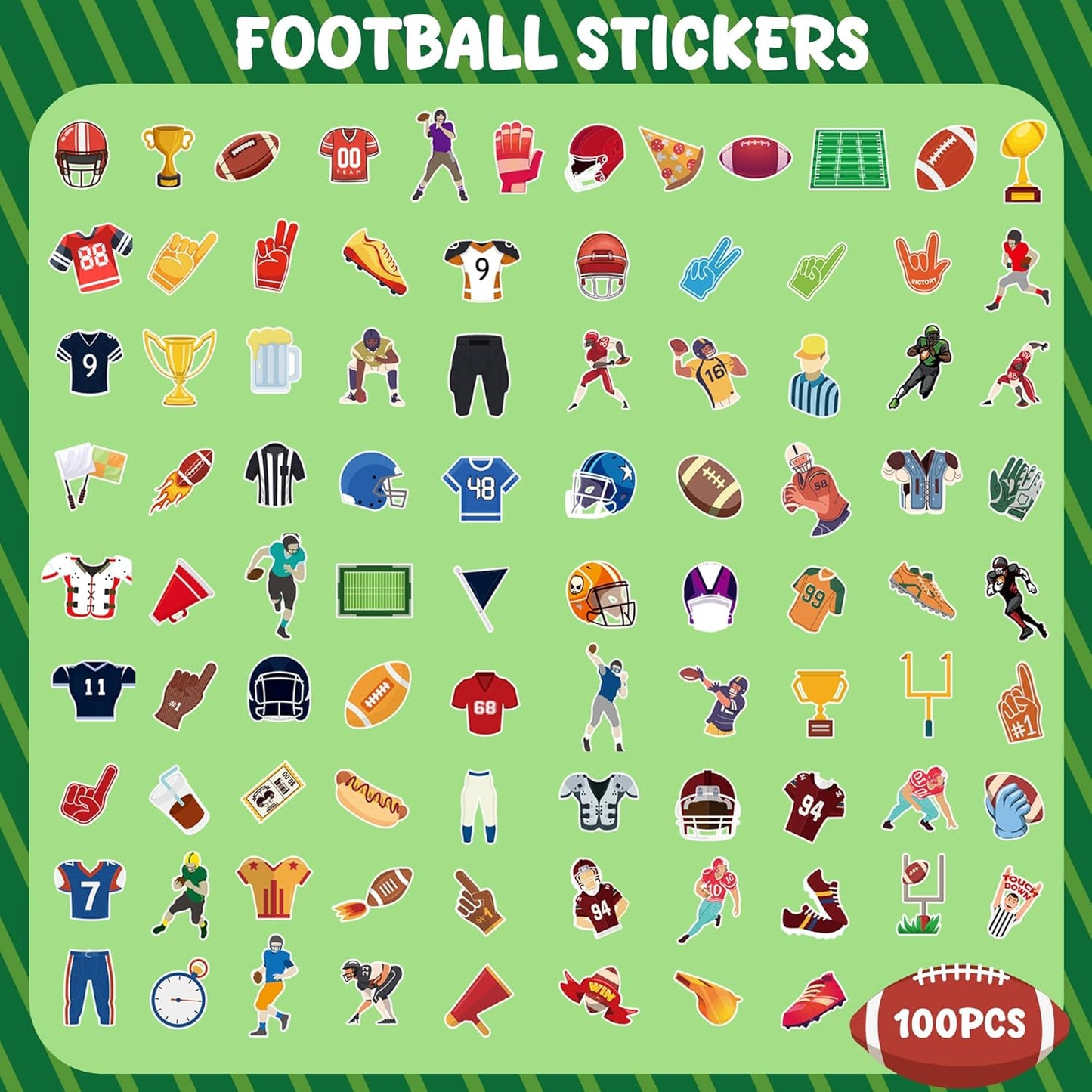 OHOME 100 PCS Water Bottle Stickers for Kids,Cute Animal Aesthetic Sticker Pack - Waterproof Vinyl Kawaii Stickers for Girls Boy Classroom Prizes,Party Favors for Scrapbook, Laptops, Journal,Birthday