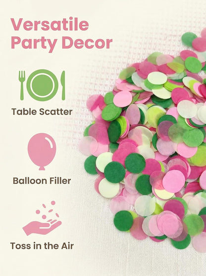 1 Inch Pastel Tissue Paper Table Confetti Dots for Baby Shower Gender Reveal Birthday Party Decorations 2 oz