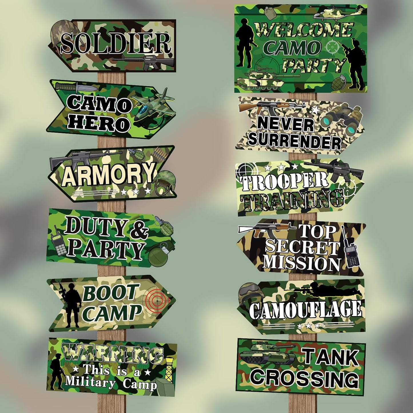 24 Pieces Retirement Decorations Retirement Party Directional Sign Retired Welcome Signs for Adults Retirement Themed Party Decorations Birthday Party Supplies