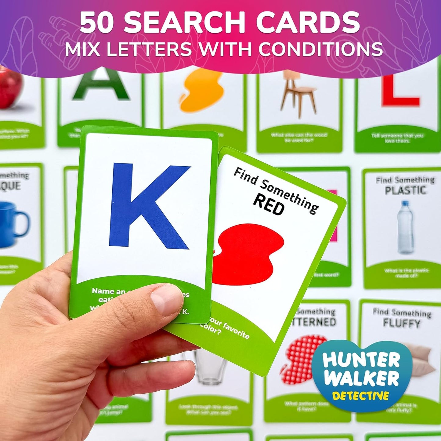 QUOKKA Scavenger Hunt Cards for Toddlers and Kids Ages 4-8 - Indoor Search and Find Activities for Kids Ages 6-8 - Educational Party Games for 3-6 Year Olds