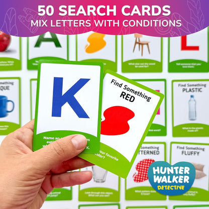 QUOKKA Scavenger Hunt Cards for Toddlers and Kids Ages 4-8 - Indoor Search and Find Activities for Kids Ages 6-8 - Educational Party Games for 3-6 Year Olds
