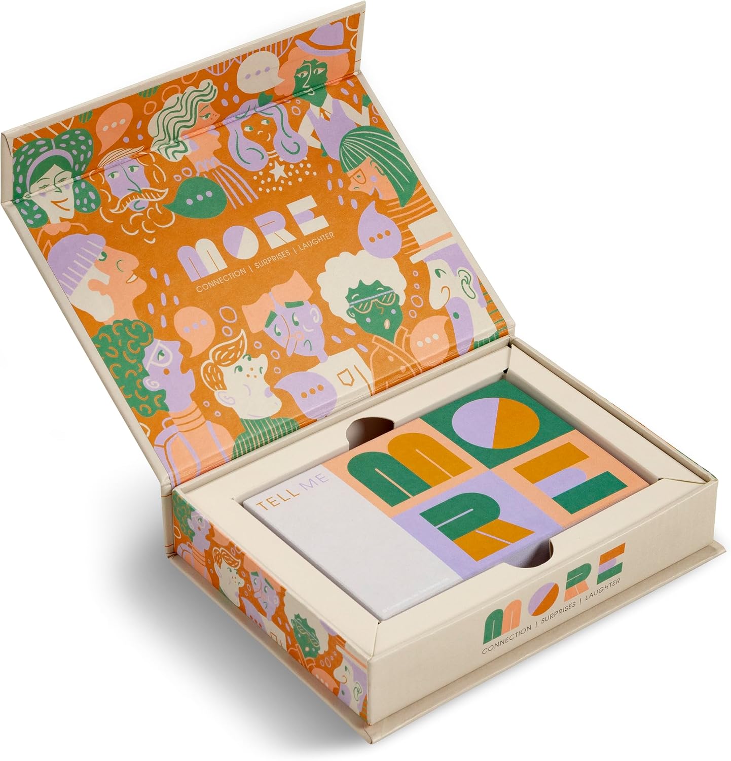 Tell Me More: A Conversation Starter Game of Questions to Deepen Connection