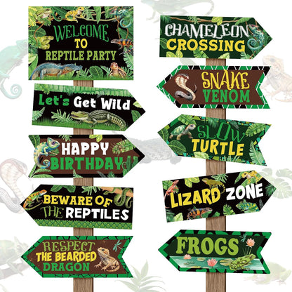 20 Pcs Luau Party Decorations Welcome Sign Summer Hawaiian Directional Signs Tropical Hawaiian Themed Birthday Decorations Luau Tiki Party Supplies with 2 Sheet Letter Stickers