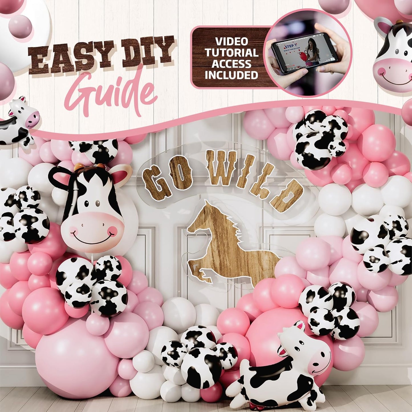 ALL-IN-1 Red Black and White Balloon Arch Kit for Red and Black Birthday Party Decorations – Reds and Blacks Balloons for White Black and Red Balloon Garland Kit – Graduation Black and Red Balloons