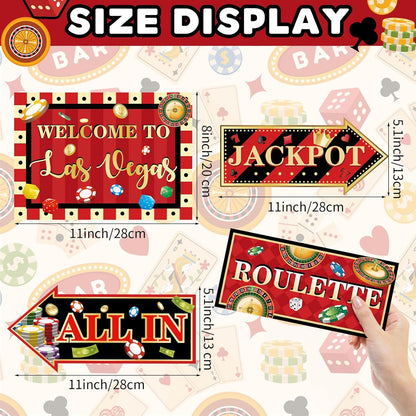 20 Pcs Luau Party Decorations Welcome Sign Summer Hawaiian Directional Signs Tropical Hawaiian Themed Birthday Decorations Luau Tiki Party Supplies with 2 Sheet Letter Stickers