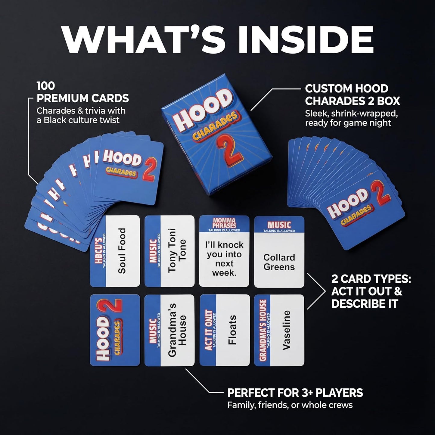 Black Owned Hood Charades Card Games for People Its A Thing Game! Urban Night Trivia Adults But Culture. If You Love The Kulture
