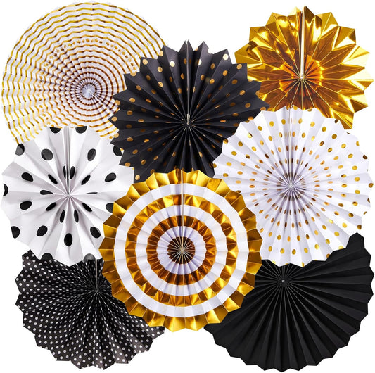 SUNBEAUTY Hanging Paper Fans Colorful Daisy Party Decoration Set Paper Flower Decorations for Wall Paper Fans Reusable Flower Wall Decor for Birthday Fiesta Mexican Party Babyshower Mothers Day