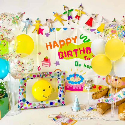 JOYYPOP 4 Sets Balloon Stand Kit For Table, Balloon Sticks with Base Birthday Graduation Party Decorations Wedding