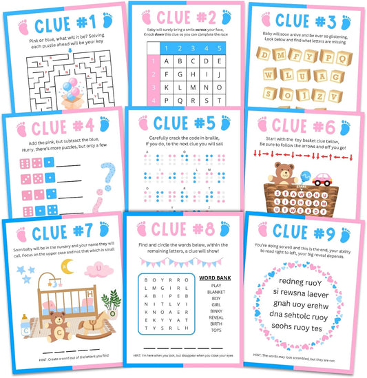 Gender Reveal Scavenger Hunt