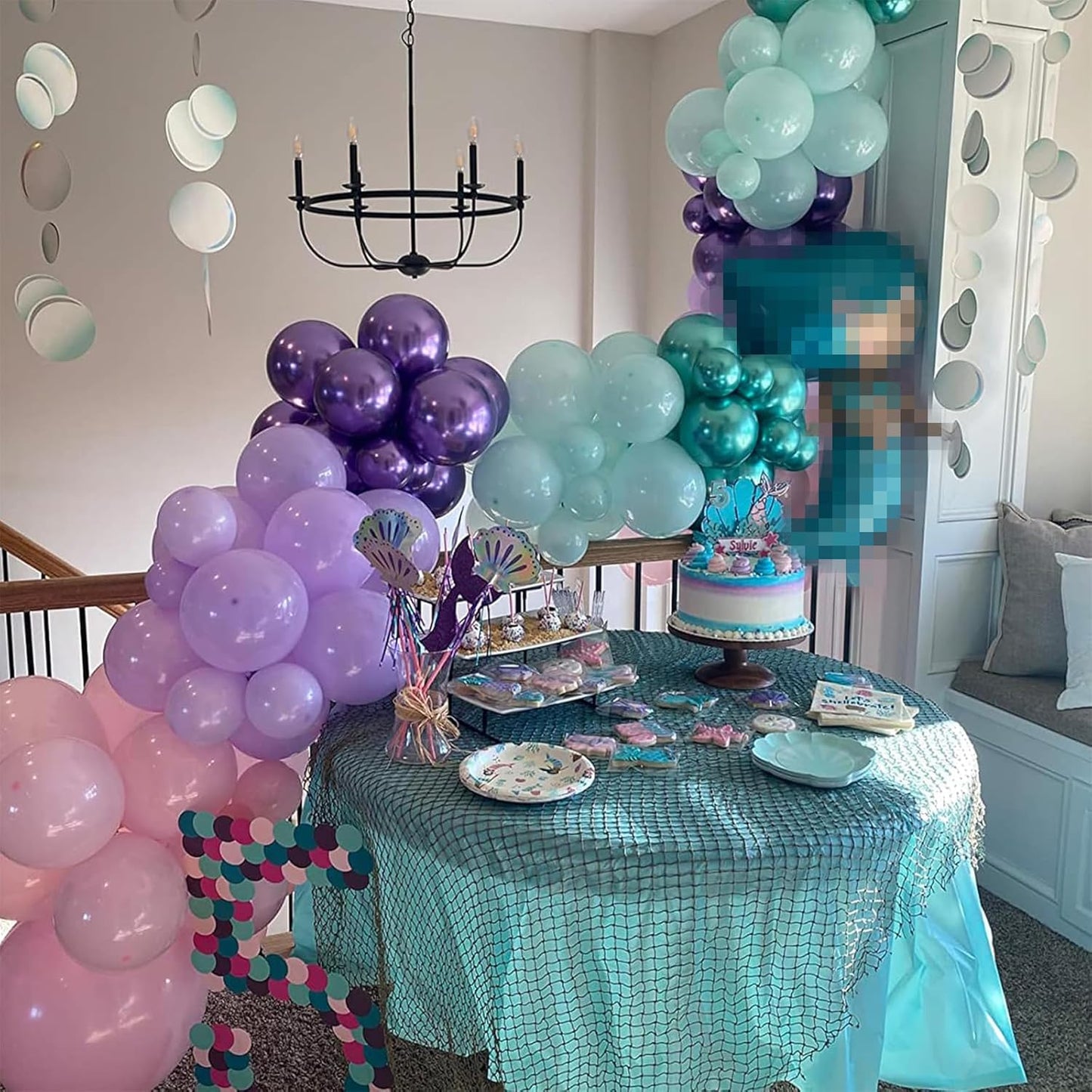 Pink Blue Purple Balloon, 60 Pcs 12 Inches Hot Pink Metallic Purple Teal Yellow Balloons Confetti Balloons for Kids Magic Theme Birthday Decoration Baby Shower Girls Music Party Supplies