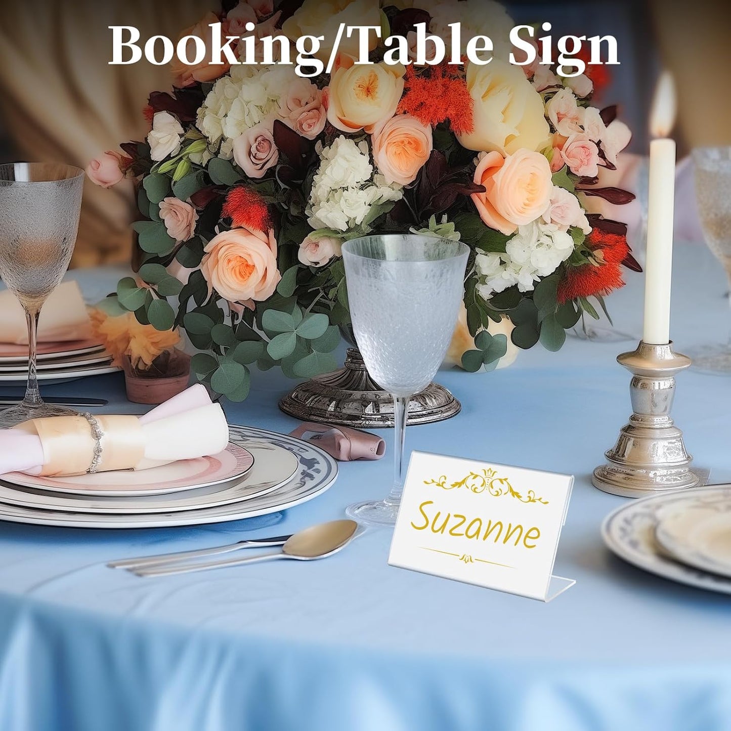 30 PCS Small Acrylic Sign Holder 3.5" x 2", Mini Acrylic Food Sign Labels for Party Buffet, Retail Price Display Holder, Clear Plastic Table Counter Top Stand for Place Cards, Name Card, Wedding Signs