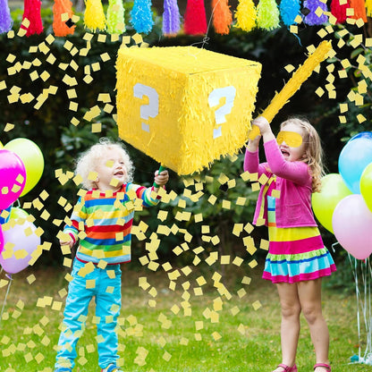 Super Gaming 13” Piñata Storage Glowing Box Perfect for Birthdays, Parties, Gaming - Piñata Large