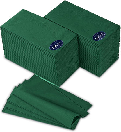 Black Beverage Napkins (300 Count) 2-Ply Disposable Cocktail Napkins for Bar, Weddings, Parties, Events, Premium Quality and EU Made