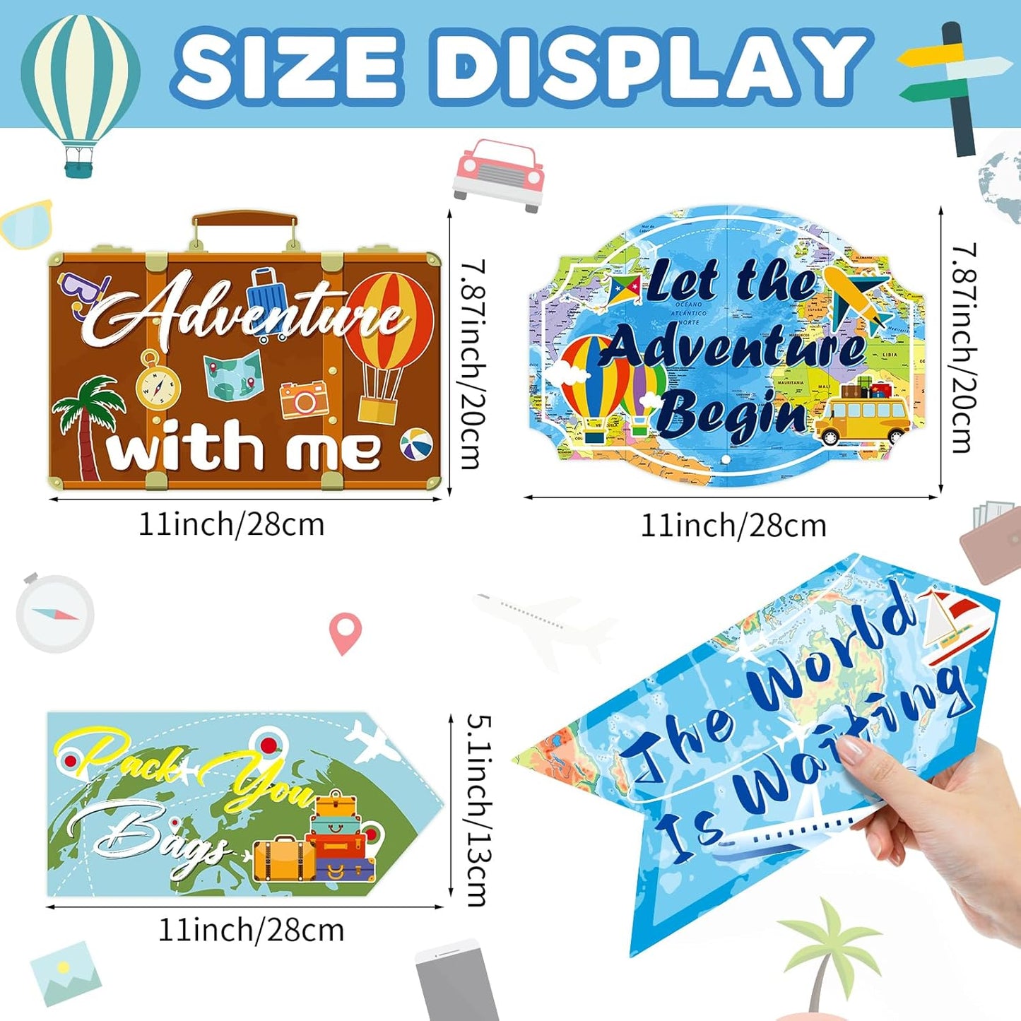 24 Pieces Retirement Decorations Retirement Party Directional Sign Retired Welcome Signs for Adults Retirement Themed Party Decorations Birthday Party Supplies