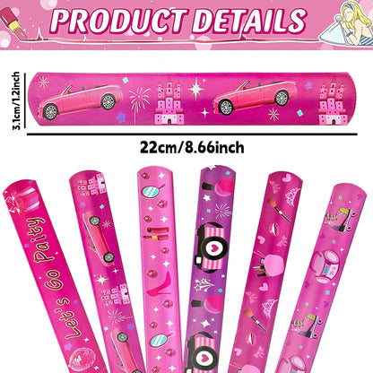 CZWXOXO 24 Pcs Race Car Party Decorations Favors Racing Bracelet Racing Wristbands Bracelet Checkered Slap Bracelets Dirt Bike Task Game Decorations Car Birthday Party Supplies