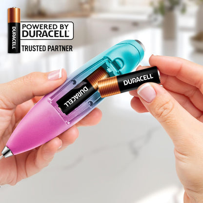 Zulay Kitchen Powerful Milk Frother Wand With Duracell Batteries - Ultra Fast Handheld Drink Mixer - Electric Whisk Foam Maker for Coffee, Lattes, Cappuccino & Matcha - Z1 Motor - Black - Colors B