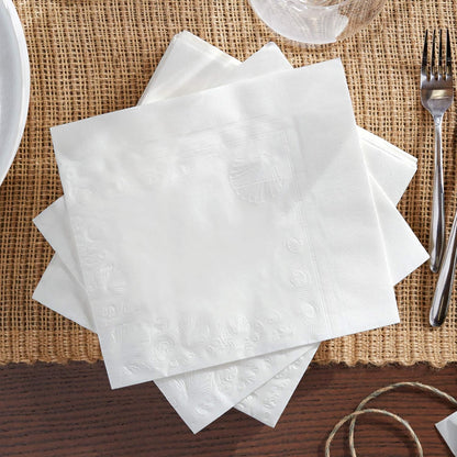 Vanity Fair Entertain Paper Napkins, 40 Count, Disposable Napkins Made For Entertaining And Events