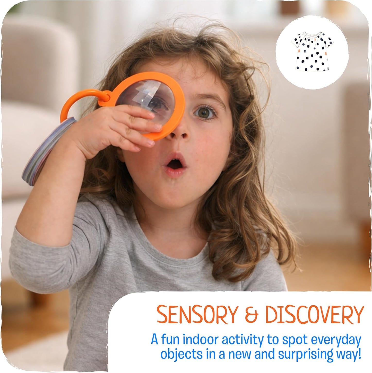 Scavenger Hunt Cards at the Park | Kids Outdoor Activity Cards Game with Magnifying Lens | Nature 2 Year Old Gifts for 2-3 Year Olds | Toddler Games for Boys & Girls
