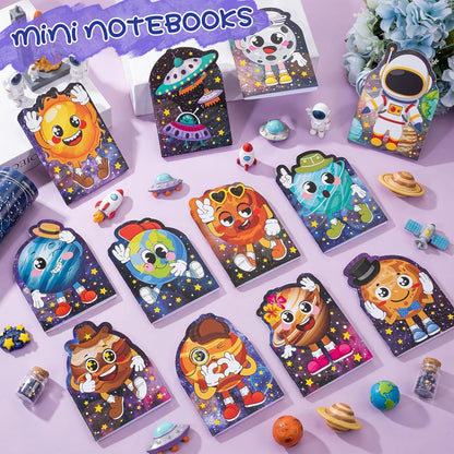 Maxdot 48 Pcs Farm Animals Mini Notebooks Bulk Party Favors Gift Small Cute Pocket Notepads with 20 Sheets, Gifts for Birthday, Back to School Party Classroom Prizes Gift
