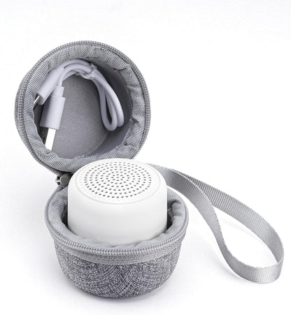 Dreamegg Portable Travel White Noise Machine for Sleep, Features Powerful Battery, Egg-Sized, 16 Nature Sounds, Timer, for Baby Adults Office Privacy Home Gift, Cream