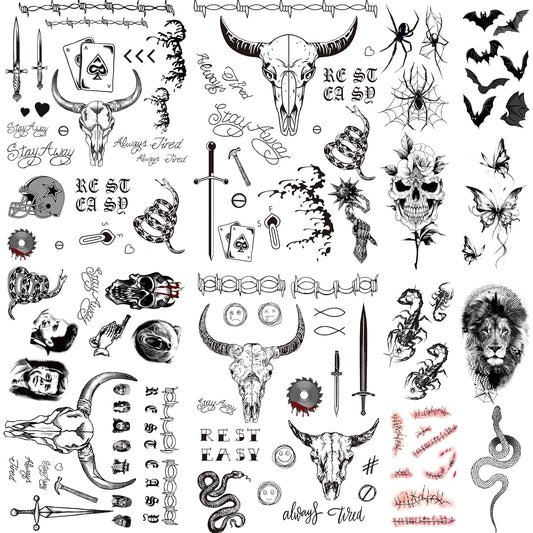 Hotoyannia 160 PCS 30 Sheets Watercolor Animals Temporary Tattoos for kids - Individually Cute Animals Temporary Tattoos Stickers for Girls Boy Body Arm Shoulder Birthday Party Supplies Gifts for Kids