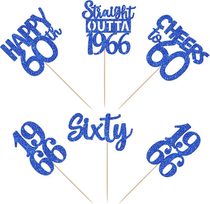 15 PCS 50th Birthday Centerpiece Sticks Fifty Happy 50th Straight Outta 1976 Table Flower Centerpieces Sticks Cheers to 50 Floral Decorations for 50th Birthday Party Centerpieces Supplies Black