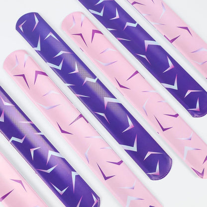 KPOP Theme Slap Bracelets, KPOP Slap Wristband Set,Kpop Party Favors,Kpop Birthday Decorations for Exchanging Gifts