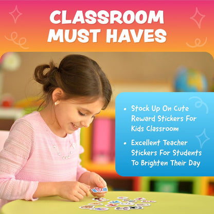 Cute Stickers for Kids - Kawaii Water Bottle Stickers for Teens - 108pc Sticker Pack - Waterproof Vinyl Stickers for Water Bottles, Scrapbook, Laptops, Etc.