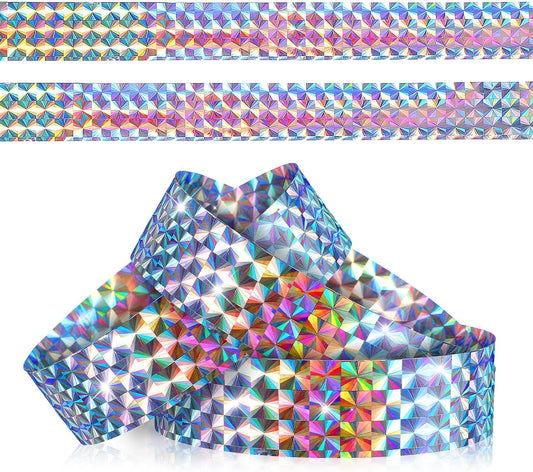 Andibro 100Pcs Holographic Plastic Party Wristbands for Events, Plastic Custom Wristbands for Events Parties Concerts Festivals Club Party