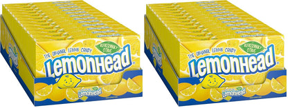 Lemonhead Hard Lemon Candy, 0.8 Ounce Boxes (Pack of 24)