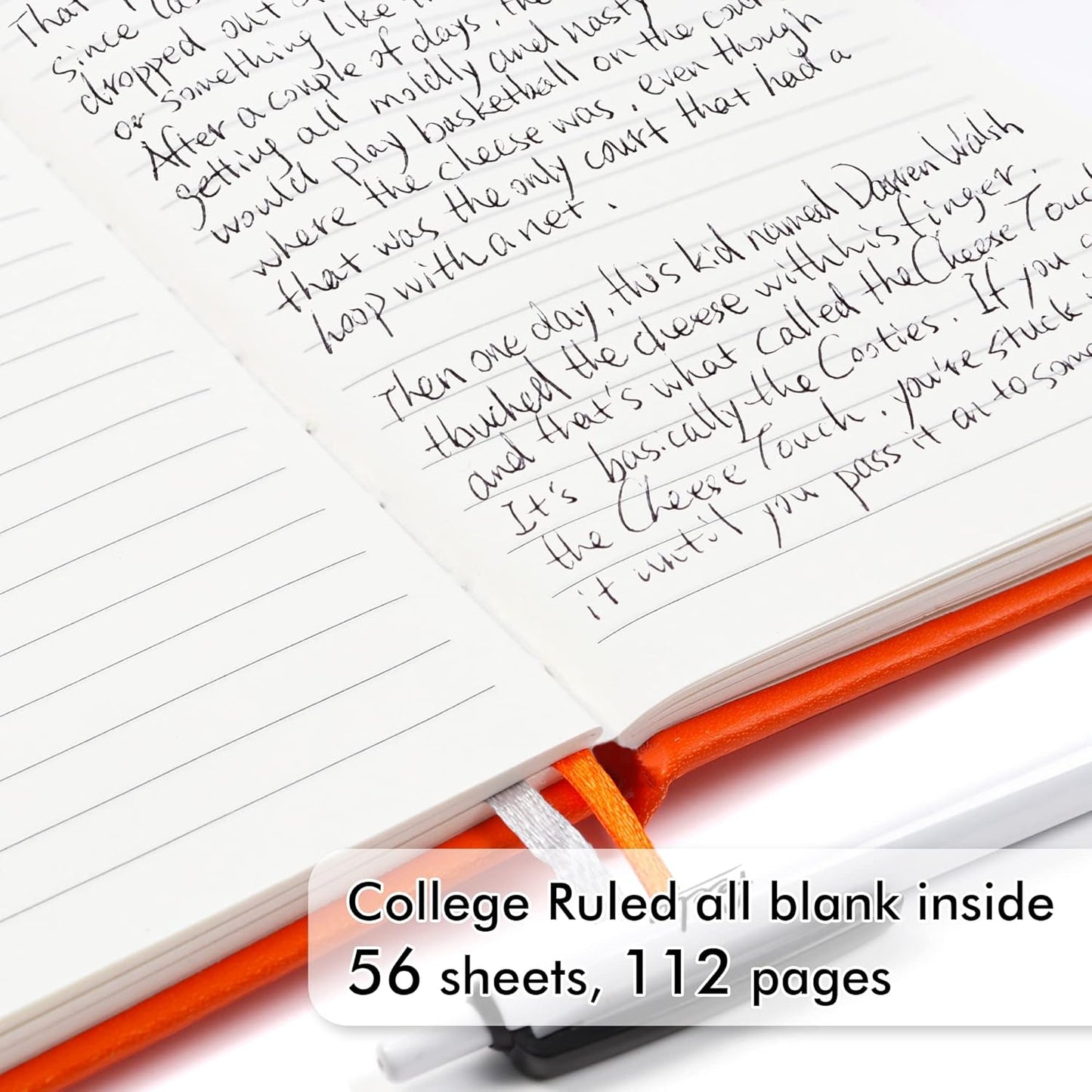 feela 6 Pack Pocket Small Notebooks Bulk, Mini Cute Memo Notepads Hardcover College Ruled Lined Journals with Pen Holder for Women Girls Office School, with 6 Black Pens, 3.5”x 5.5”, A6, Rose Pink