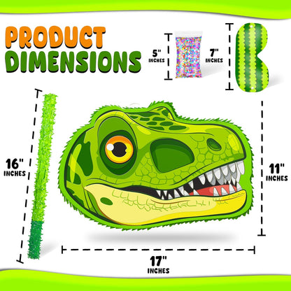 Jergrim Blue Monster Truck Piñata, Small 4 Piece Set, perfect for Kids Birthday Parties, Race Car Party Supplies fits piñata candy and party favors (17”X11”) Durable!