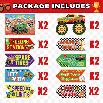 20 Pcs Luau Party Decorations Welcome Sign Summer Hawaiian Directional Signs Tropical Hawaiian Themed Birthday Decorations Luau Tiki Party Supplies with 2 Sheet Letter Stickers