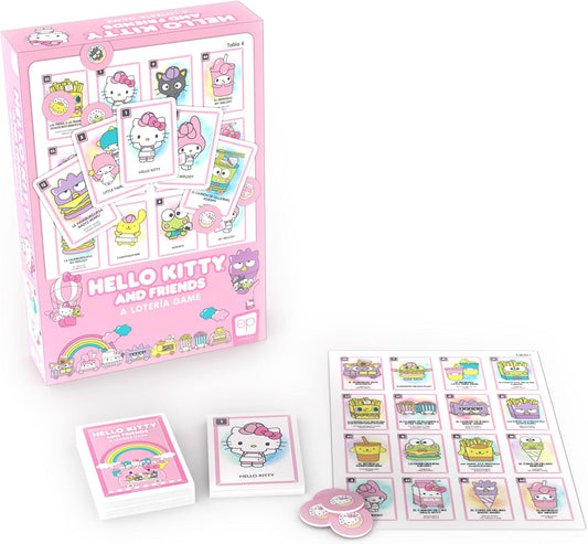 Hello Kitty Loteria Game - Custom Bingo Style Inspired by Spanish Words & Mexican Culture