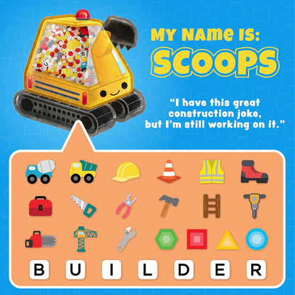 Vango BIZYBOO - The Original Seek & Find Plush - Hidden Object Search Problem Solving Educational Matching Game for Kids 2 and Up (Chill Bill)