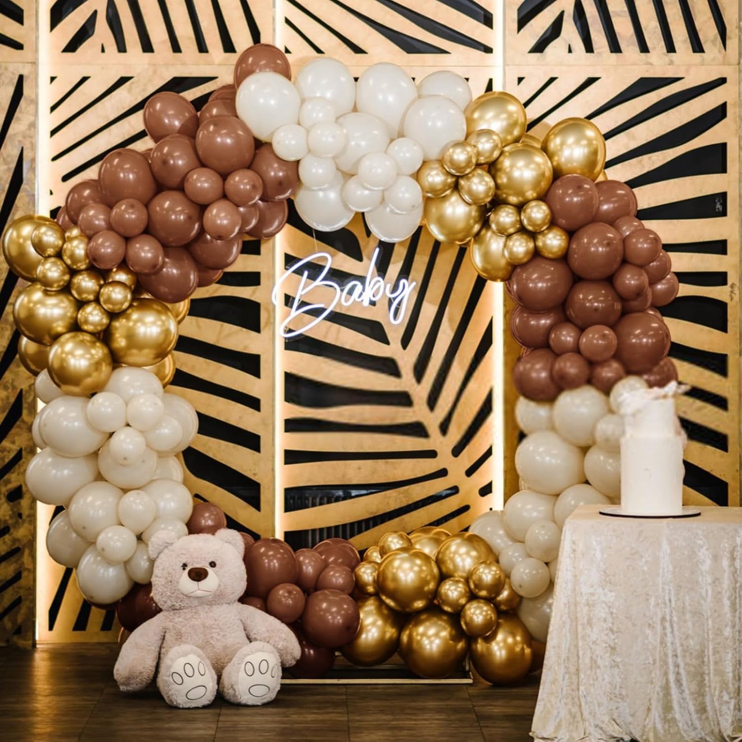 110pcs Black Balloon 12 inch, Black Latex Balloons for Birthday Party Baby Shower Wedding(with 2 Ribbons). - Colors B
