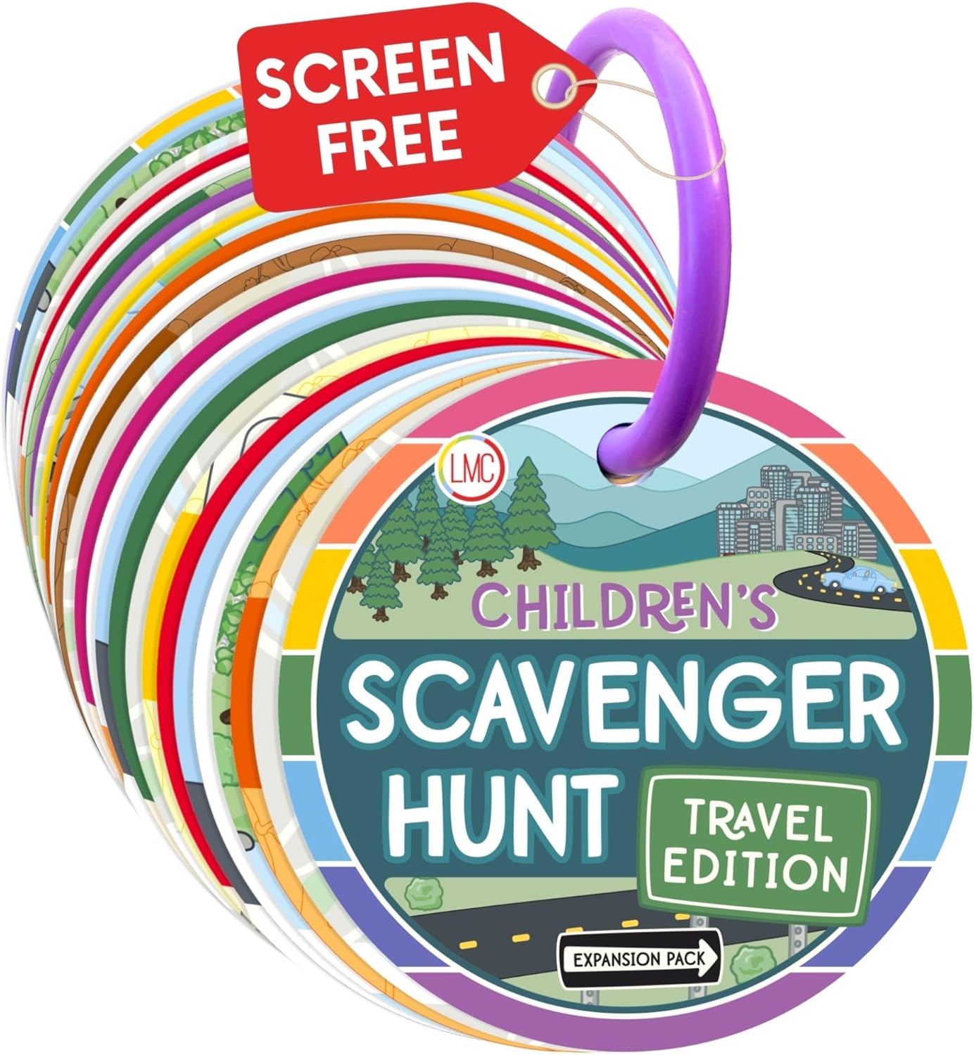 Children's Scavenger Hunt | Toddler Activities | Games for 2, 3 Year Old's & Up | Kids Educational Scavenger Hunt Cards (Travel Edition)