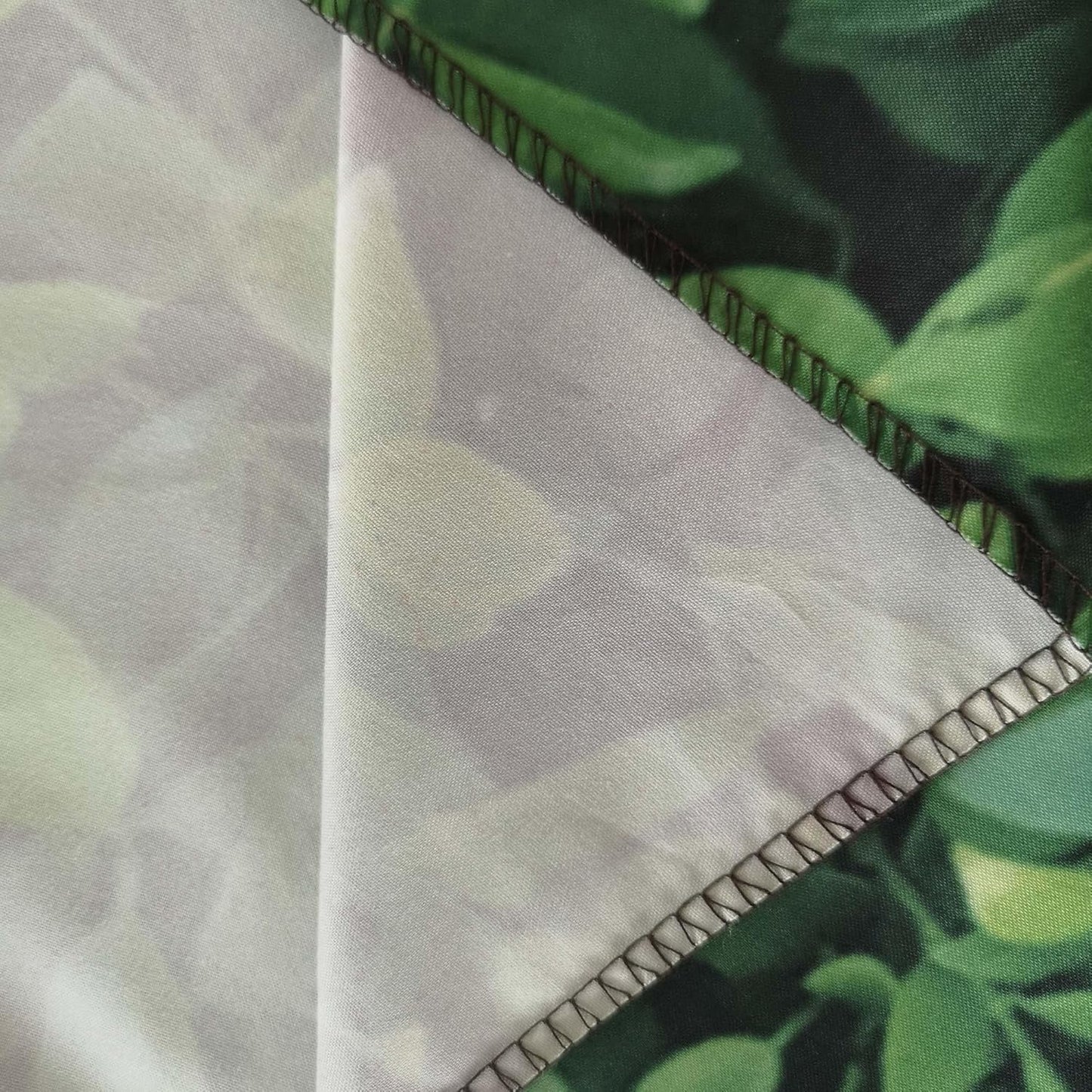 Green Leaves Backdrop - Nature Greenery Polyester Photography Background for Birthday Wedding Decor Soft Fabric Wall Banner | Baby Shower, Safari, Dinosaur Theme Photo Booth(7x5ft)